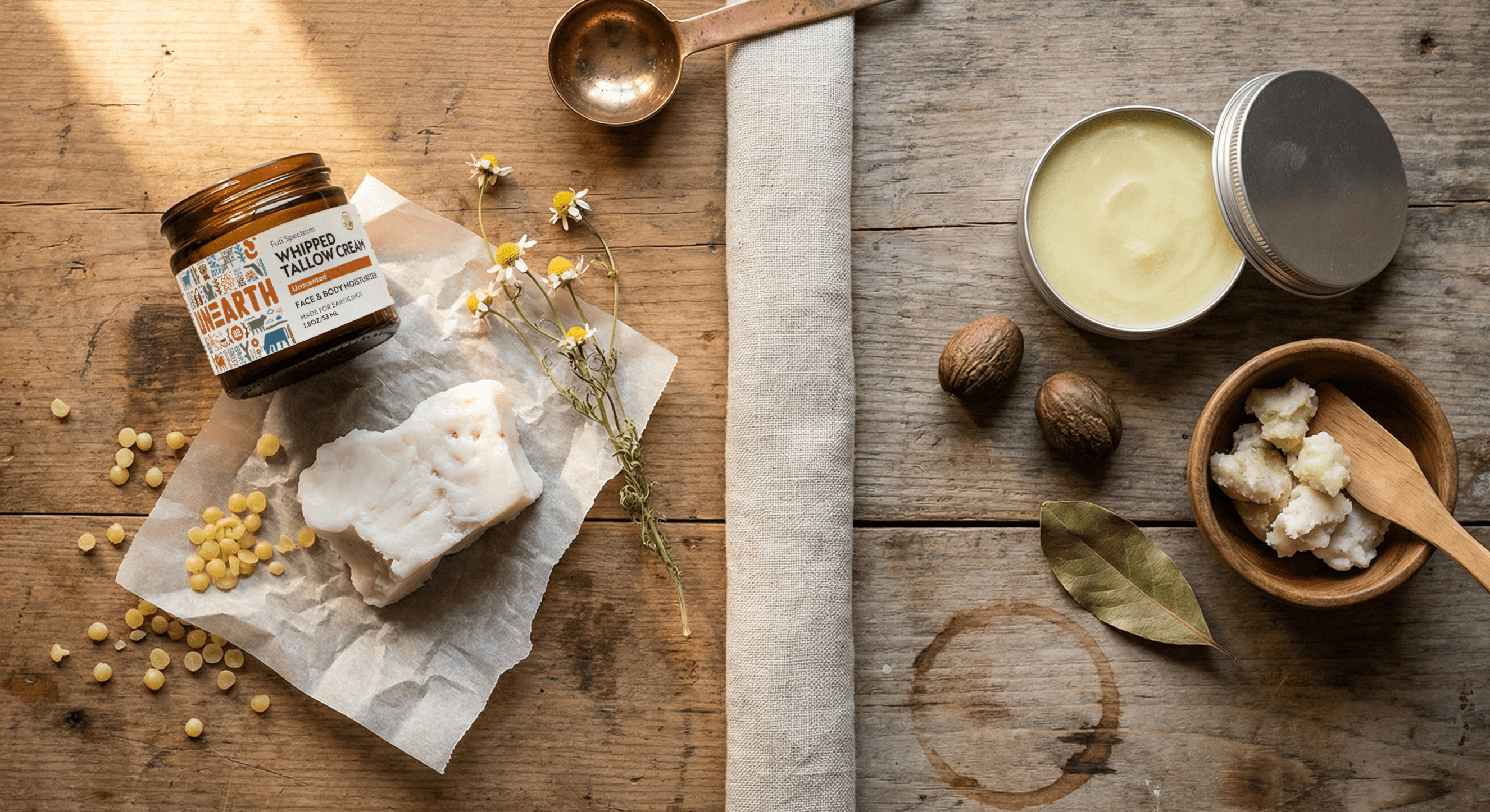 Tallow vs Shea Butter for Skincare: What Your Skin's Own Enzymes Do With Each - Unearth Organics