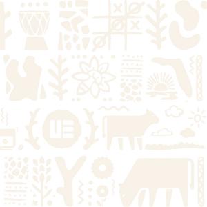 Text pattern with 'UE' repeated multiple times on a beige background